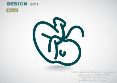 Embryon Bebek göbek simgesiyle