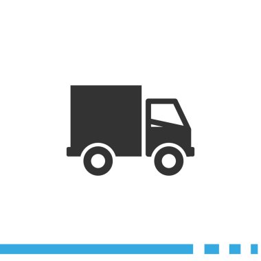 Nakliye ve teslimat web simgesi