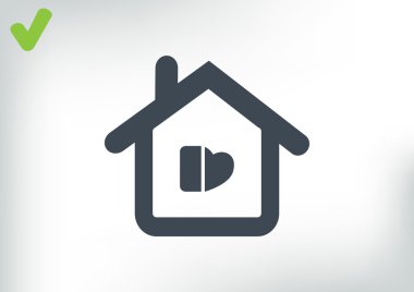 Ev basit web simgesi