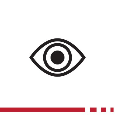 İzlerken göz web simgesi 