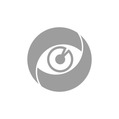 Objektif göz web simgesi 