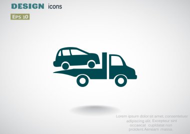 Araba tahliye web simgesi 