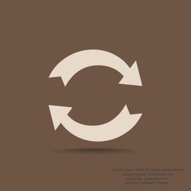 Oklar web simgesi olan daire 