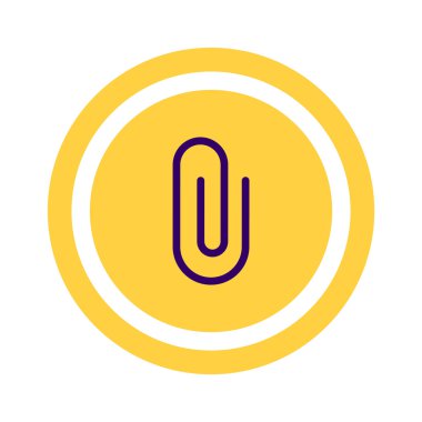 Basit klips web simgesi 