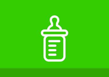 Basit bebek şişe simgesi