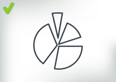 Yuvarlak Infographic web simgesi 