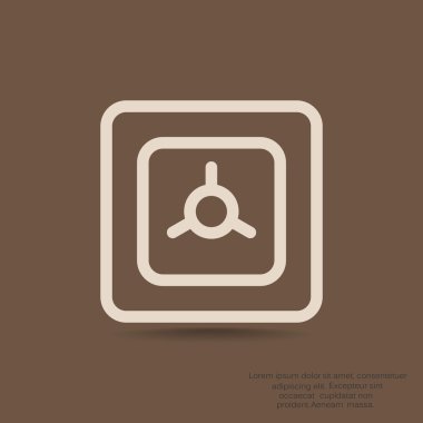 Basit güvenli illüstrasyon 