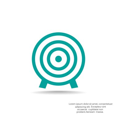 Yuvarlak hedef web simgesi