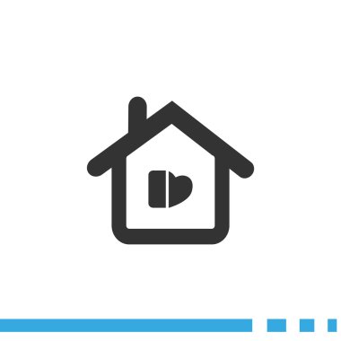 Ev basit web simgesi