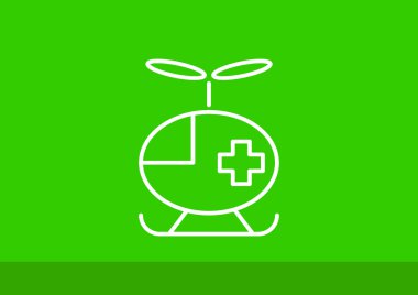  Tıbbi helikopter simgesi