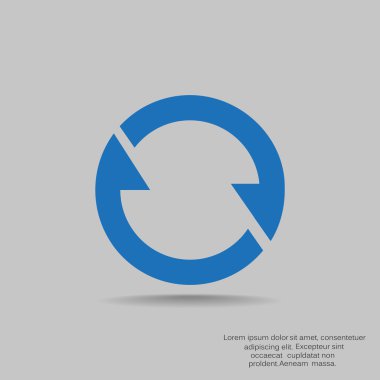 Oklar web simgesi olan daire