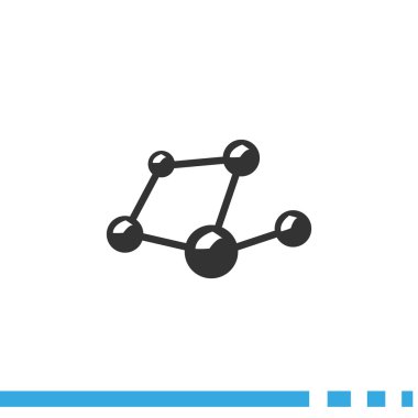 Moleküler bileşik web simgesi 