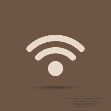 Kablosuz dalgalar web simgesi 