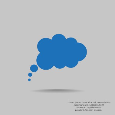 Diyalog kabarcık web simgesi 