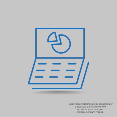 iş büyüyen grafik sunum simgesini