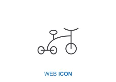 üç tekerlekli bisiklet web simgesi