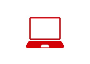 Basit dizüstü web simgesi 