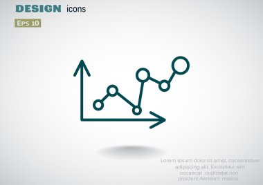 iş büyüyen grafik sunum simgesini