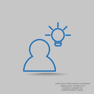 Adam ve ışık işareti fikirler