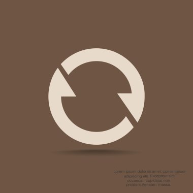 Oklar web simgesi olan daire