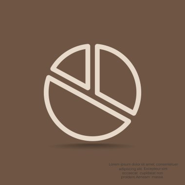 Yuvarlak Infographic web simgesi 