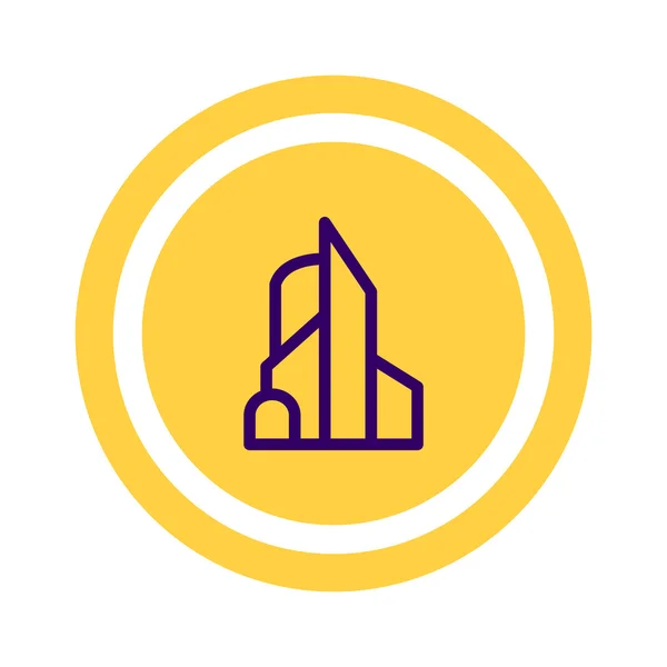 Business center web icon — Stock Vector