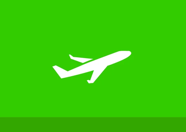 Simple plane icon — Stock Vector