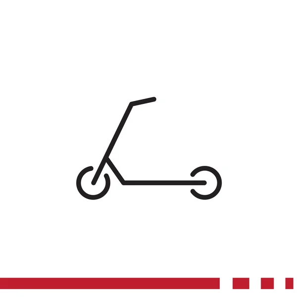 Scooter icône web — Image vectorielle