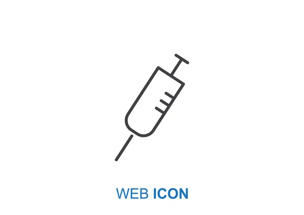 Значок веб-шприца — стоковый вектор