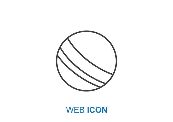 Icono bola de playa — Vector de stock