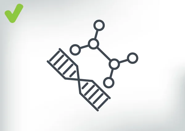 Dna-Websymbol — Stockvektor