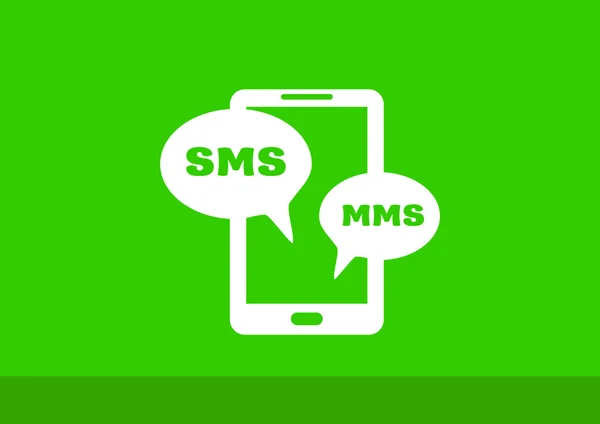 SMS na mobil — Stockový vektor