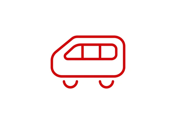 Bus web icon — Stock Vector
