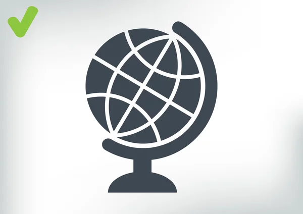 Globe web icon — Stock Vector