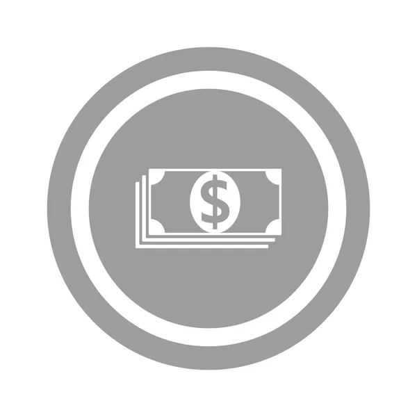 Stapel voor dollar web icon — Stockvector