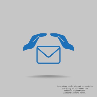 Zarf el web simgesi ile