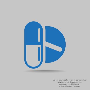 Tıbbi hapları web simgesi 