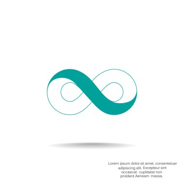 Sonsuzluk sembolü web simgesi 