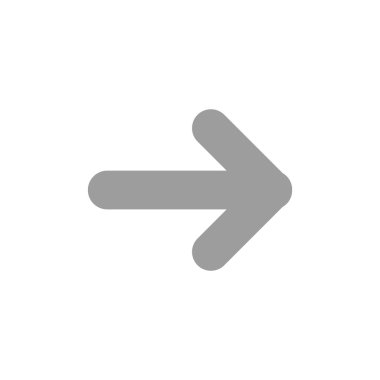 Basit ok işareti simgesi 