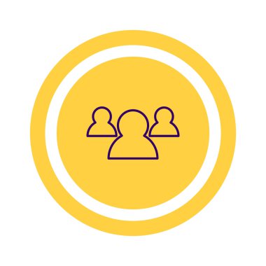 Grup insanların web simgesi
