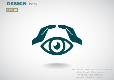 Vizyon ve sigorta simgesi