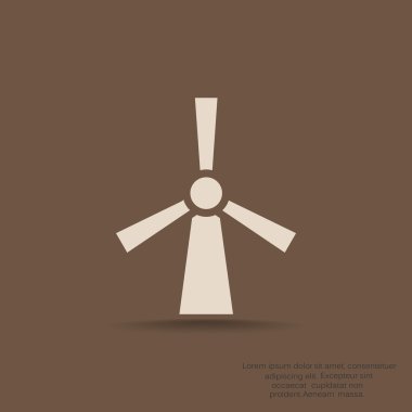Rüzgar jeneratör web simgesi