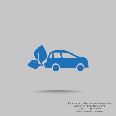 Elektrik araç web simgesi