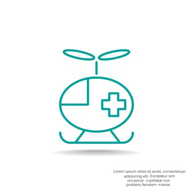  Tıbbi helikopter simgesi