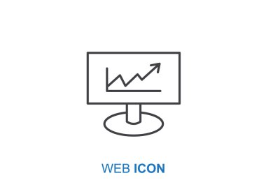 iş büyüyen grafik sunum simgesini