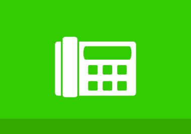 Faks telefon web simgesi