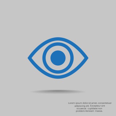 İzlerken göz web simgesi 