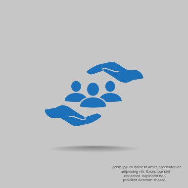 bir grup insan elinde