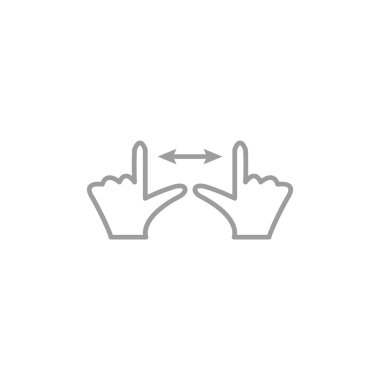 Dokunmatik ekran web simgesi 