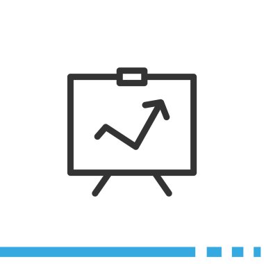 iş büyüyen grafik sunum simgesini